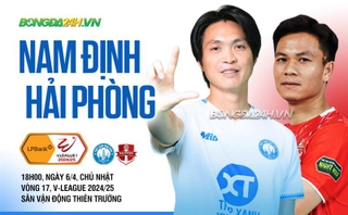 Highlights Nam Định vs Hải Phòng: Văn Toàn trở lại, lợi hại như xưa (LPBank V.League 1-2024/25)