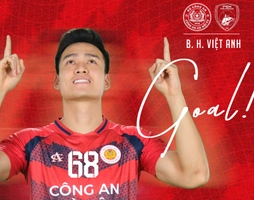 Bùi Hoàng Việt Anh tiếp tục sắm vai người hùng cho CLB CAHN