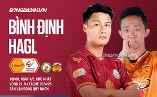 Highlights Bình Định vs HAGL: Tấm thẻ đỏ và cái kết nghiệt ngã (LPBank V.League 1-2024/25)