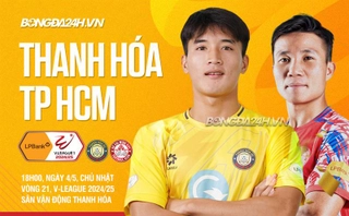 Highlights Thanh Hóa vs TPHCM: Thủ môn ăn thẻ đỏ, chủ nhà thua đau (LPBank V.League 1-2024/25)
