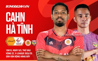 Highlights CAHN vs Hà Tĩnh: Hòa cả làng (LPBank V.League 1-2024/25)