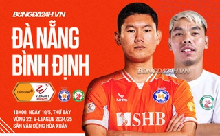 Highlights Đà Nẵng vs Bình Định: Bàn thắng để đời của người hùng Thường Châu (LPBank V.League 1-2024/25)