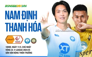Highligts Nam Định vs Thanh Hóa: Bản lĩnh nhà vua (LPBank V.League 1-2024/25)