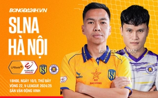 Highlights SLNA vs Hà Nội: Chiến thắng kịch tính (LPBank V.League 1-2024/25)