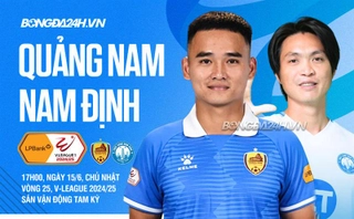 Highlights Quảng Nam vs Nam Định: Đăng quang sớm (LPBank V.League 1-2024/25)