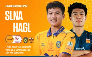 Highlights SLNA vs HAGL: Trụ hạng khó tin (LPBank V.League 1-2024/25)