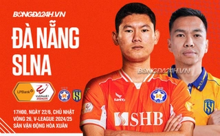 Highlights Đà Nẵng vs SLNA: Tấm vé đá playoff (LPBank V.League 1-2024/25)