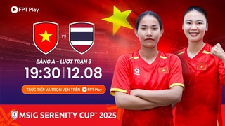 Highlights nữ Việt Nam vs nữ Thái Lan: Thắng lợi thuyết phục (Tranh hạng 3 giải Đông Nam Á 2025)