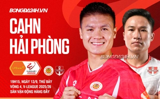 Highlights CAHN vs Hải Phòng: Quang Hải lập công (Vòng 6 LPBank V.League 1-2025/26)