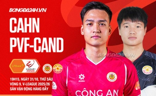 Highlights CAHN vs PVF-CAND: Vượt qua gian khó (Vòng 9 LPBank V.League 1-2025/26)