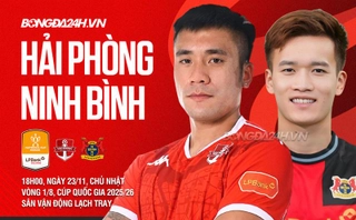 Highlights Hải Phòng vs Ninh Bình: Sai lầm của hàng thủ (Cúp quốc gia Chứng khoán LPBank 2025/26)