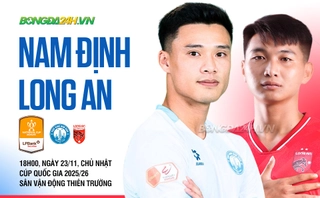 Highlights Nam Định vs Long An: Xuân Son tái xuất (Cúp quốc gia Chứng khoán LPBank 2025/26)