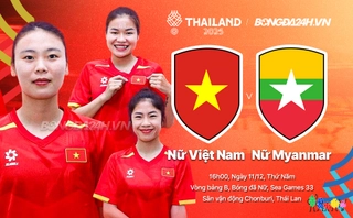 Highlights nữ Việt Nam vs nữ Myanmar: Đẳng cấp của nhà ĐKVĐ (SEA Games 33)