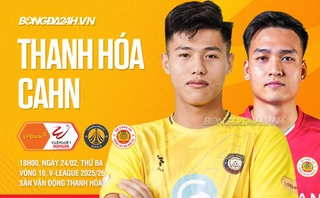 Highlights Thanh Hóa vs CAHN: Tuyệt tác của Văn Hậu (LPBank V.League 1-2025/26)