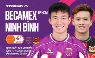 Highlights Becamex TPHCM vs Ninh Bình: Thắng lợi kịch tính (LPBank V.League 1-2025/26)