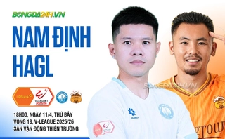Highlights Nam Định vs HAGL: Cú sốc tại Thiên Trường (LPBank V.League 1-2025/26)