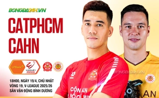Highlights CATPHCM vs CAHN: Đình Bắc ghi bàn trận thứ 3 liên tiếp (LPBank V.League 1-2025/26)