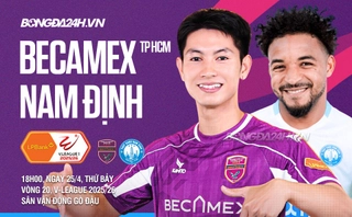Highlights Becamex TPHCM vs Nam Định: 1 điểm thất vọng (LPBank V.League 1-2025/26)
