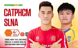 Highlights CATPHCM vs SLNA: Tiến Linh hết tịt ngòi (LPBank V.League 1-2025/26)