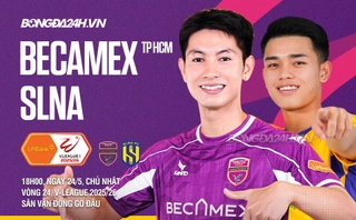 Highlights Becamex TPHCM vs SLNA: Chính thức trụ hạng (LPBank V.League 1-2025/26)