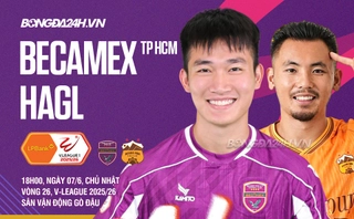 Highlights Becamex TPHCM vs HAGL: Tượng đài rớt hạng (LPBank V.League 1-2025/26)