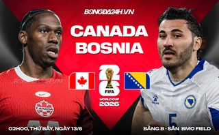 Video bàn thắng Canada vs Bosnia: Điểm số lịch sử (Bảng B World Cup 2026)