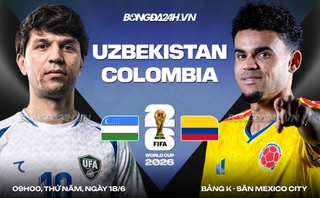 Video bàn thắng Uzbekistan vs Colombia: Gọi tên Luis Diaz (Bảng K World Cup 2026)