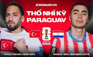 Video bàn thắng Thổ Nhĩ Kỳ vs Paraguay: Kết cục thất vọng (Bảng D World Cup 2026)