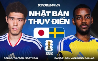 Video bàn thắng Nhật Bản vs Thụy Điển: Hòa cả làng (Bảng F World Cup 2026)