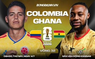 Video bàn thắng Colombia vs Ghana World Cup 2026: Colombia bước vào 1/8