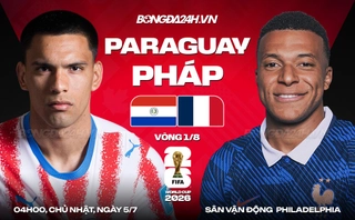 Highlights Paraguay vs Pháp: Les Bleus giành quyền vào tứ kết