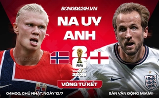 Video bàn thắng Na Uy vs Anh: Bellingham lập cú đúp, Tam Sư vào bán kết