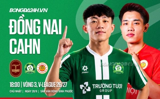 Video bàn thắng Đồng Nai vs CAHN: Tấm thẻ đỏ tai hại (LPBank V.League 1-2026/27)