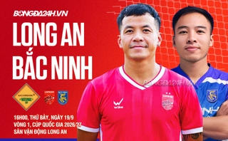 Video bàn thắng Long An vs Bắc Ninh: Ngoại binh đọ súng (Cúp Quốc gia SACOMBANK 2026/27)