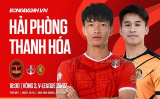 Video bàn thắng Hải Phòng vs Thanh Hóa: Trái đắng sân nhà (LPBank V.League 1-2026/27)