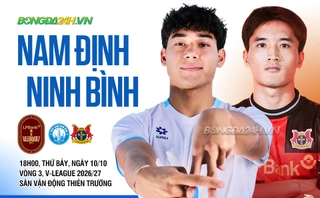 Video bàn thắng Nam Định vs Ninh Bình: Chia điểm hấp dẫn (LPBank V.League 1-2026/27)