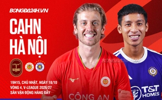Video bàn thắng CAHN vs Hà Nội: Thất bại đầu tiên (LPBank V.League 1-2026/27)