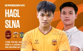 Video bàn thắng HAGL vs SLNA: Vươn lên đỉnh bảng (LPBank V.League 1-2026/27)