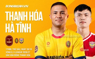 Video bàn thắng Thanh Hóa vs Hà Tĩnh: Trận hòa nuối tiếc (LPBank V.League 1-2026/27)