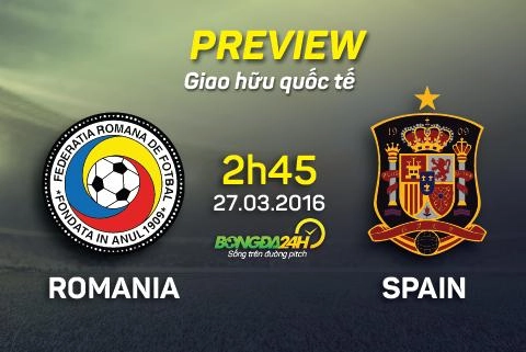 Romania vs Tây Ban Nha (1h45 28/3): Cái khó của “nhà vua”