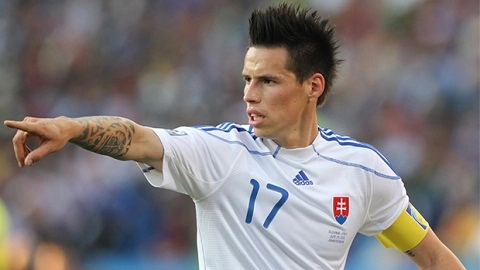 Đường đến Euro 2016 của ĐT Slovakia: Áp lực dồn cả lên vai Hamsik