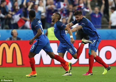 Dimitri Payet lên thần, chủ nhà Pháp ra quân thành công ở Euro 2016