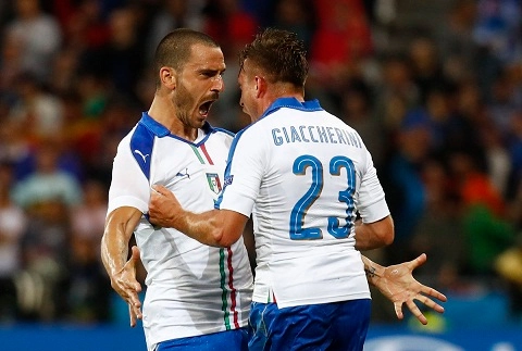 Các tifosi phát cuồng với pha kiến tạo đẹp mắt của Bonucci