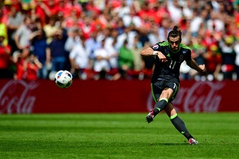 Gareth Bale và con số ấn tượng về đá phạt trực tiếp trong lịch sử Euro