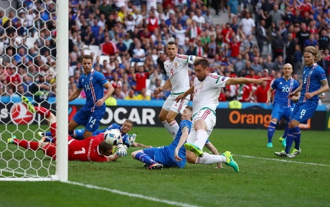Iceland hòa Hungary: Kẻ vui sướng, người không phục