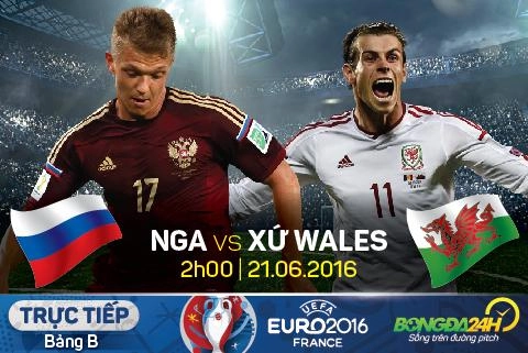 Nga 0-3 Xứ Wales (KT): Bale lại nổi bật, Wales hùng dũng dẫn đầu bảng B