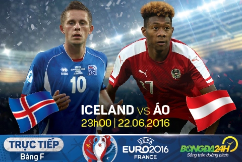 Iceland 2-1 Áo (KT): Chiến tích lịch sử của xứ Băng đảo