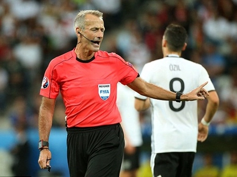 Trọng tài Anh bắt trận quyết định đối thủ của ...Tam sư' ở vòng 1/8 Euro 2016