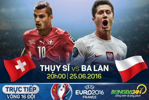 Thụy Sỹ 1-1 (pen 4-5) Ba Lan (KT): Đại bàng trắng bay vào tứ kết sau loạt bắn súng cân não