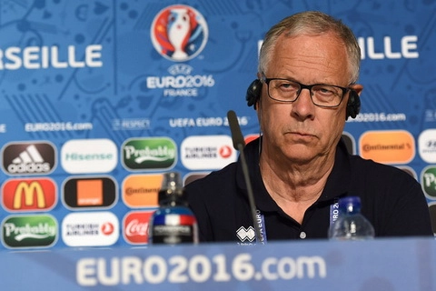 HLV Lagerback chỉ ra nguyên nhân khiến Iceland thua đậm Pháp